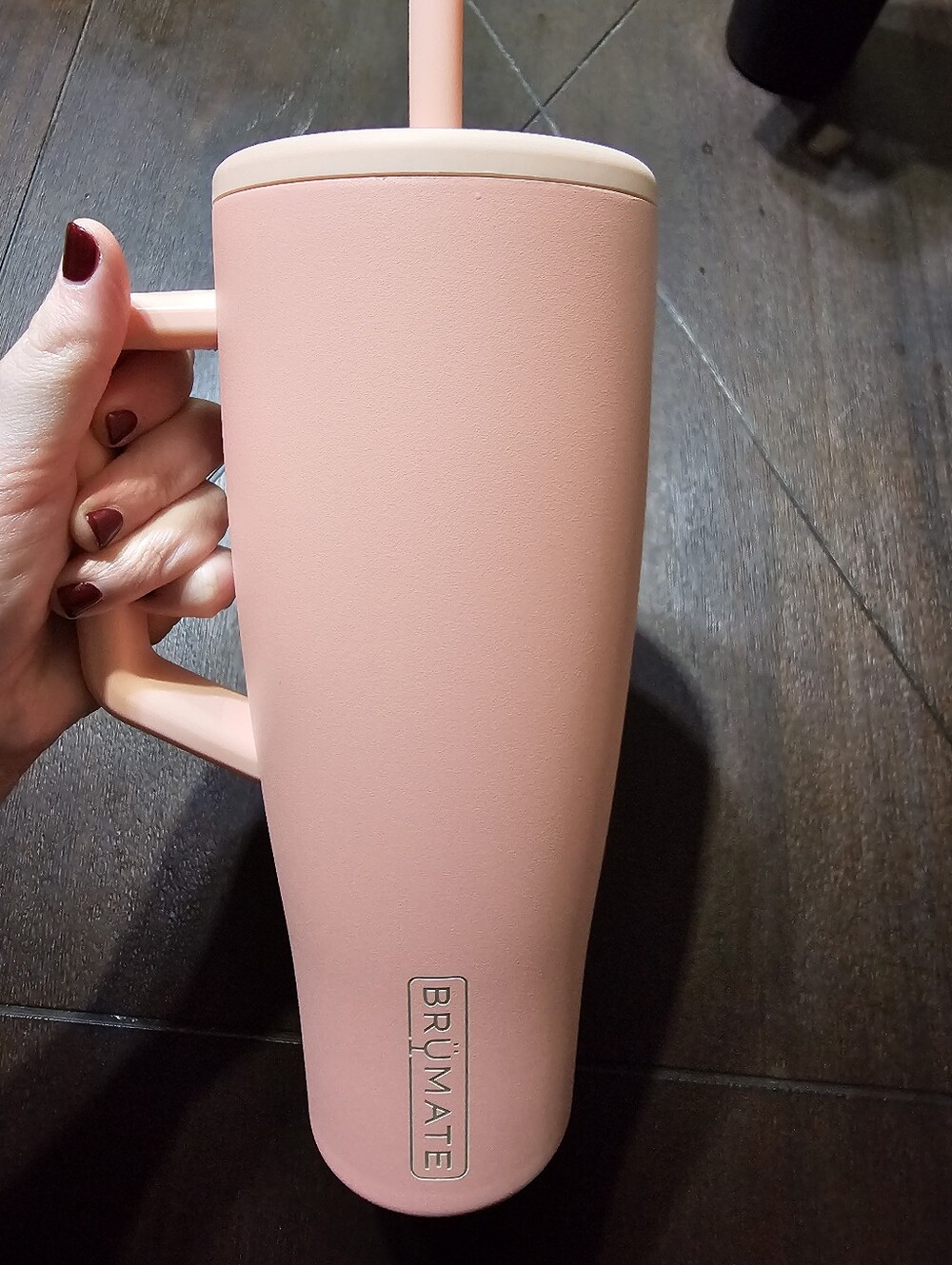 BrüMate Era 40 oz Tumbler in light pink